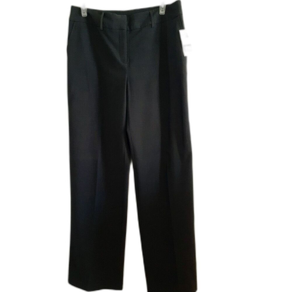 Long Elegant Legs Made in Canada Dark Gray Womens Trouser Dress Pants 16 NWT